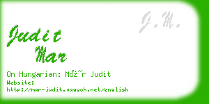 judit mar business card